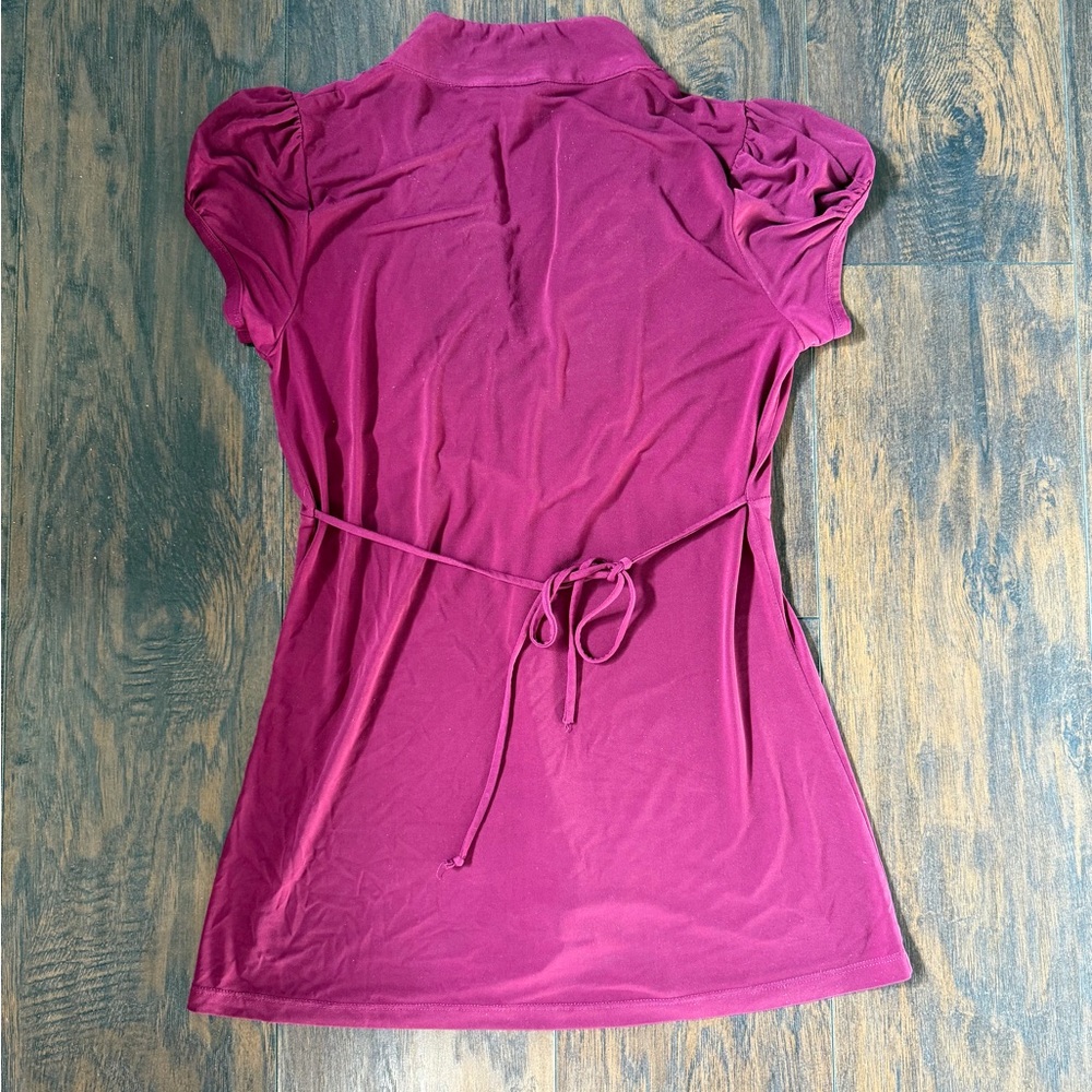 Heart Soul Magenta Ruffled Blouse - Picture 2 of 3